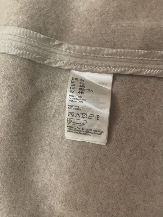 Унисекс палто от H&M, oversized, размер 54