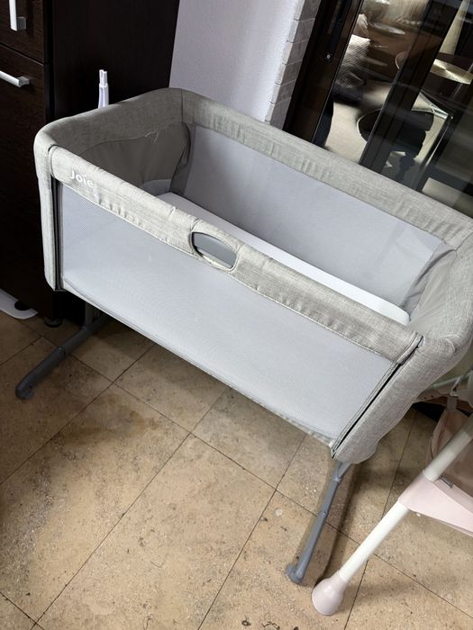 Cosleeper PATUT PLIABIL 2 IN 1 PENTRU COPII JOIE ROOMIE GLIDE, ALMOND