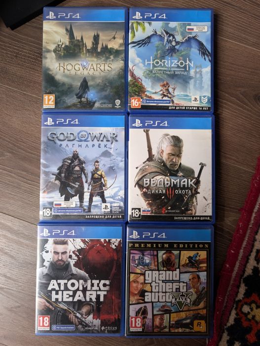 Продам игры на PS 4