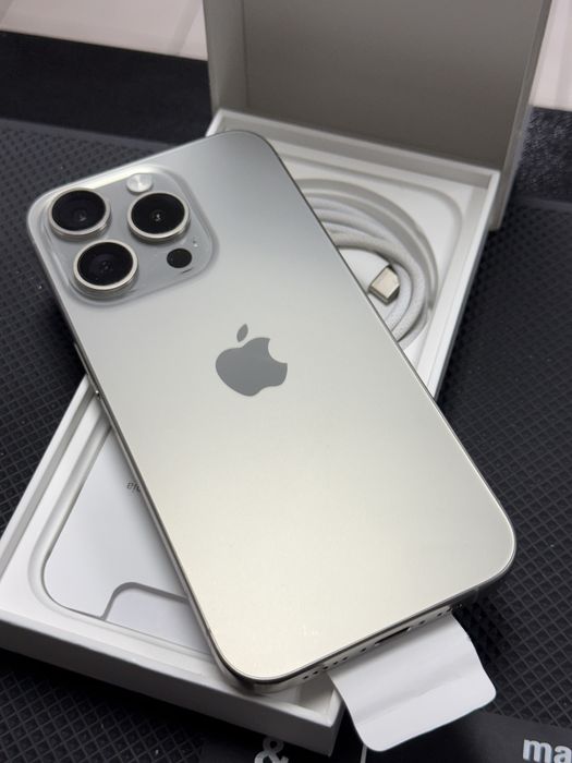 Apple iPhone 15 Pro,Natural Titanium,128GB *КатоНов*88% Battery*