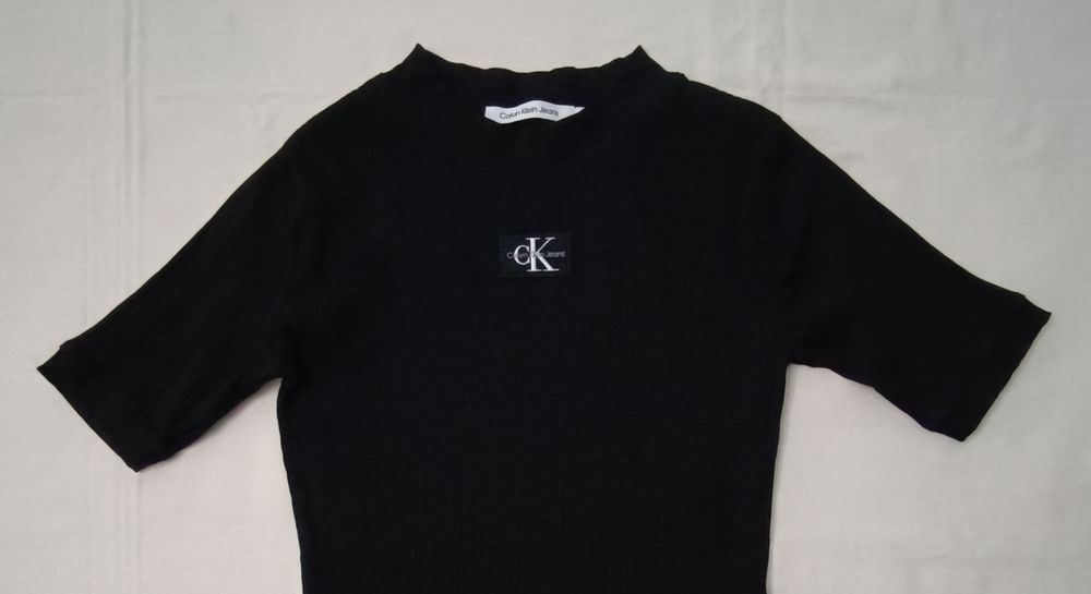 Calvin Klein Jeans Shirt оригинална тениска M памучна черна фланелка блуза
