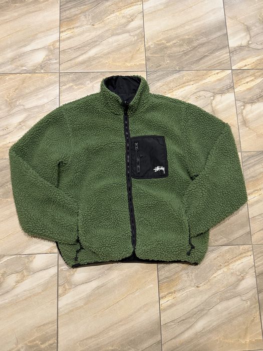 Stussy 8 Ball Sherpa Reversible Jacket