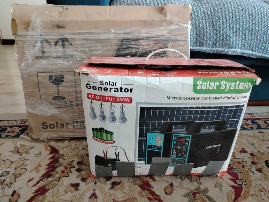 Солнечная система / Solar Generator 300W + солнечная панель