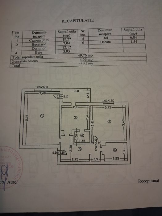 Apartament 2 camere, Tomesti