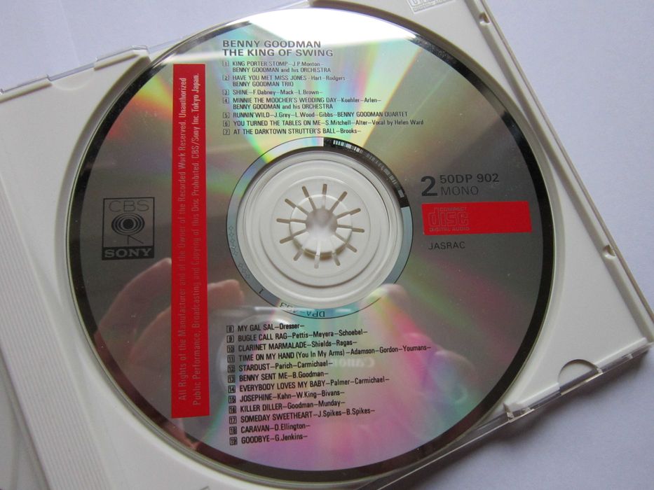 cadou rar cd Benny Goodman King Of Swing Complete 1937-38 Jazz,Japonia