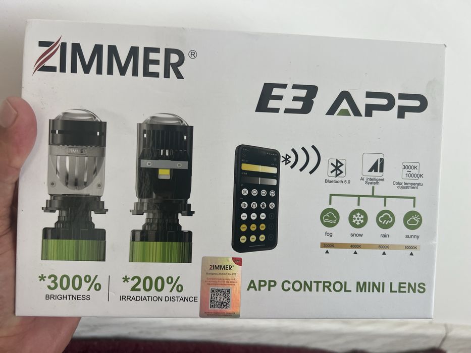 Zimmer e3 APP led fara orginal
