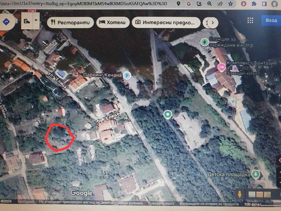 Продавам парцел на Кенана