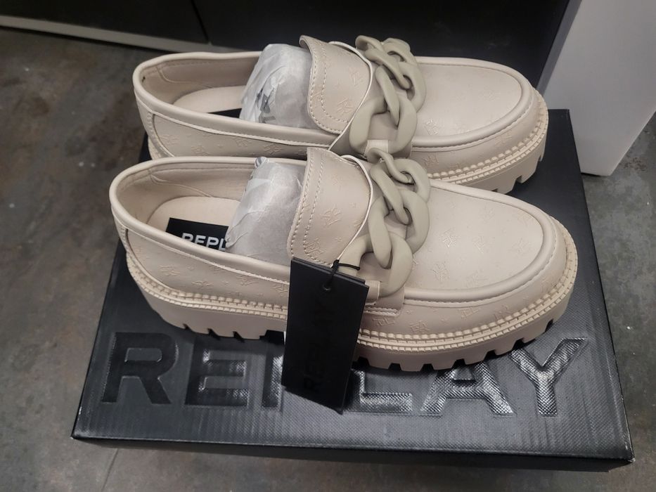 Replay LOAFERS бежови НОВИ 36 номер