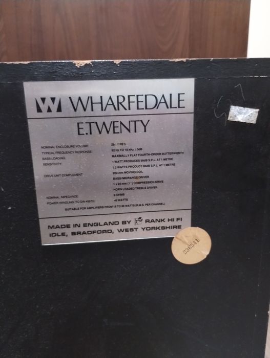 Boxe audio Wharfedale