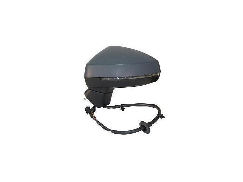 Oglinda exterioara Audi A3, 06.2016 Sedan, Audi A3, 2020 model cu 3/5 usi, Stanga, reglare electrica; grunduit; incalzita; geam asferic; cromat; pliere electrica; 12 pini; pt. modele cu oglinzi heliomate;