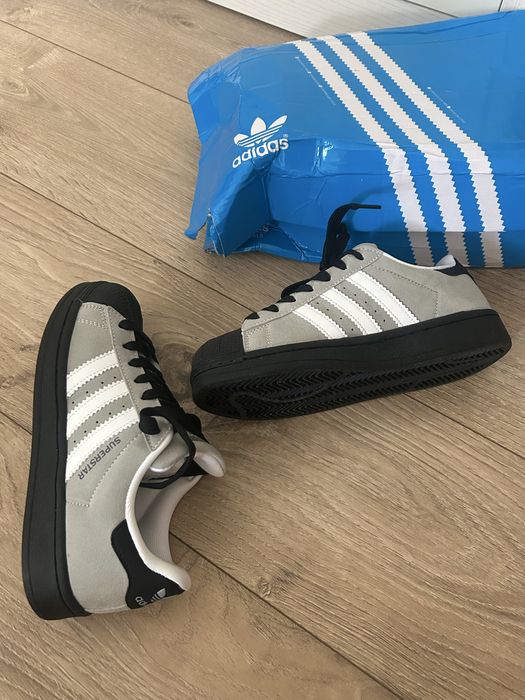 Adidas SUPERSTAR gray (кроссовки)