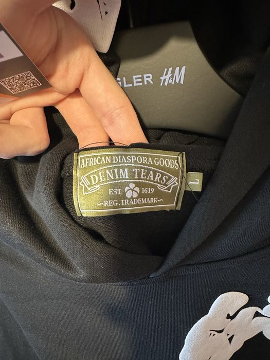 Denim Tears The Cotton Wreath Sweatshirt Black