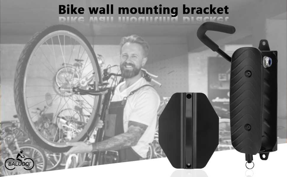 Suport de perete biciclete, unelte, monTEK Swivel Bike, pliabil