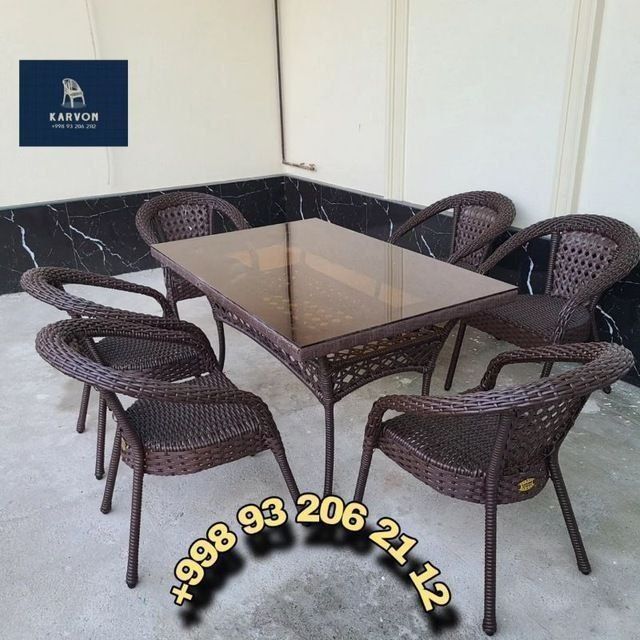 Ротанг/ратан/ратанг стол стулы | Kachelya Rotang | Toqilgan | Каchela