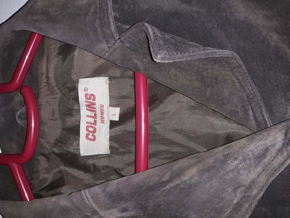 Geaca piele intoarsa Colins, nr.L, ca noua!