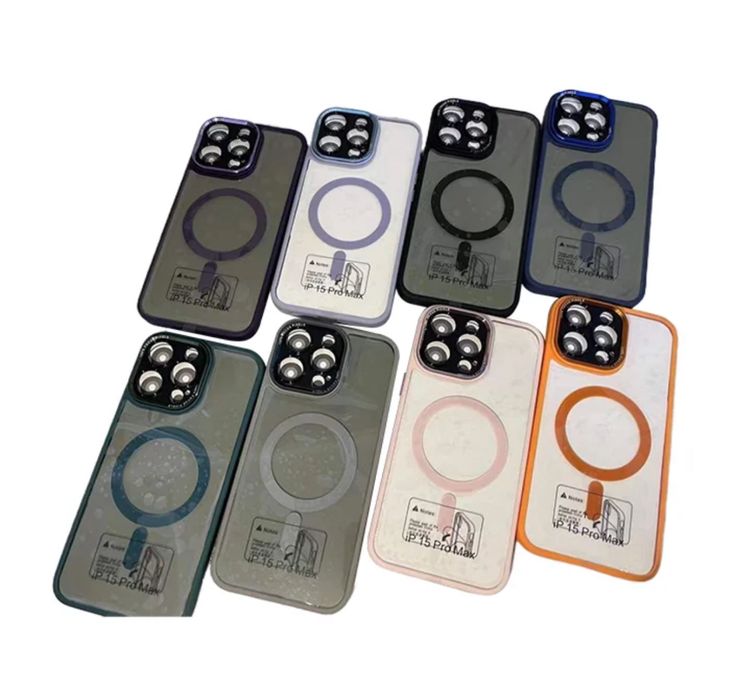 Iphone 14/15/16/17 PRO MAX PLUS Husa Hybrid Mgsafe Spate Lucios Fumuri