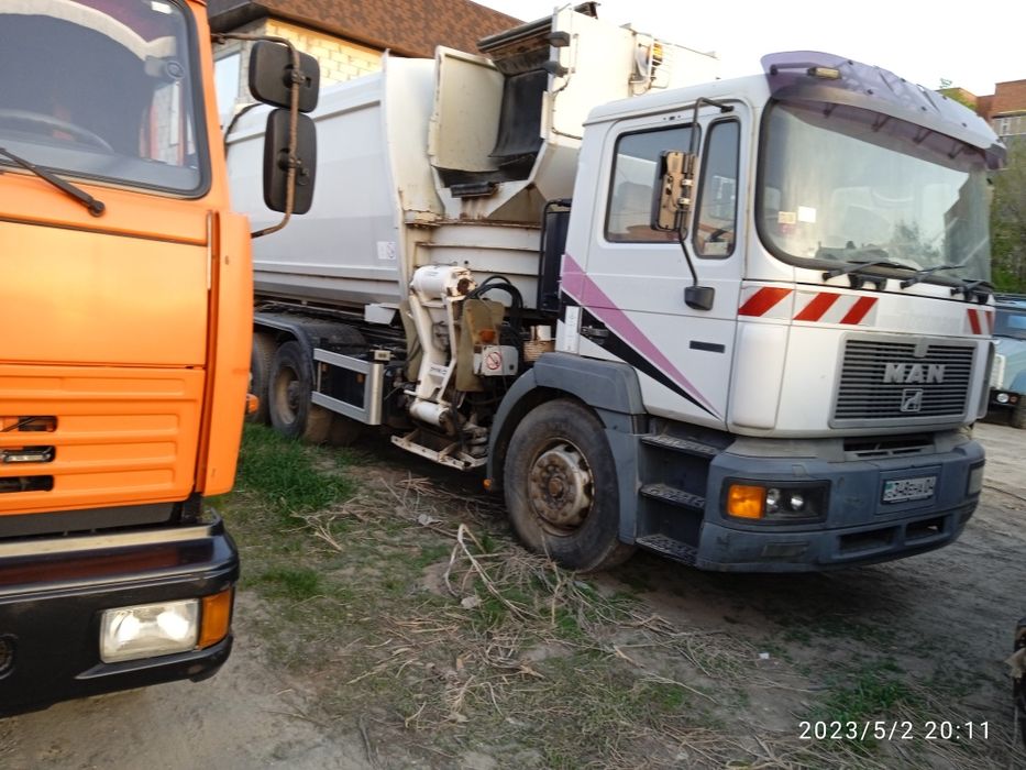 Автомобиль Man мусоровоз