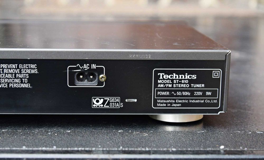 Tuner Technics ST-610, radio