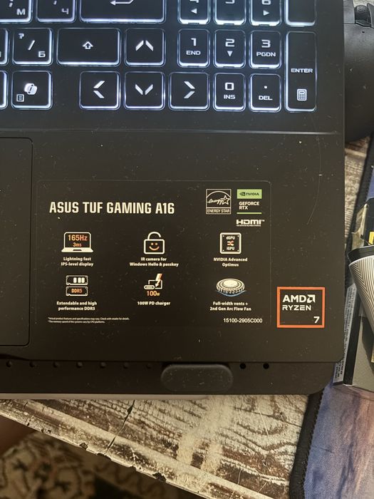 Геймърски лаптоп asus tuf16