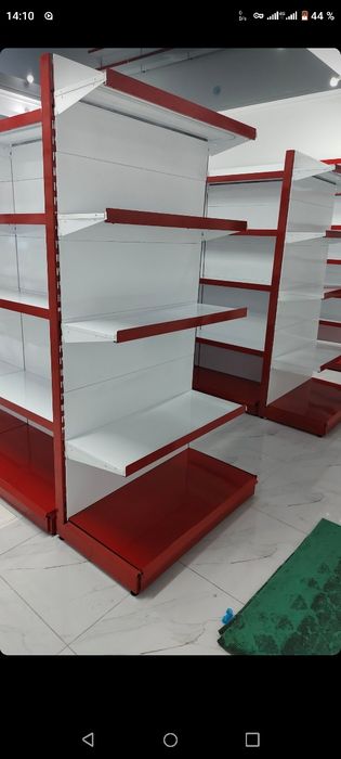 Магазинлар учун стеллаж полкалар