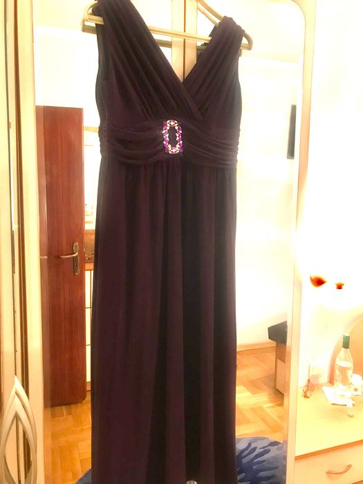 Официална дълга рокля с горна талия