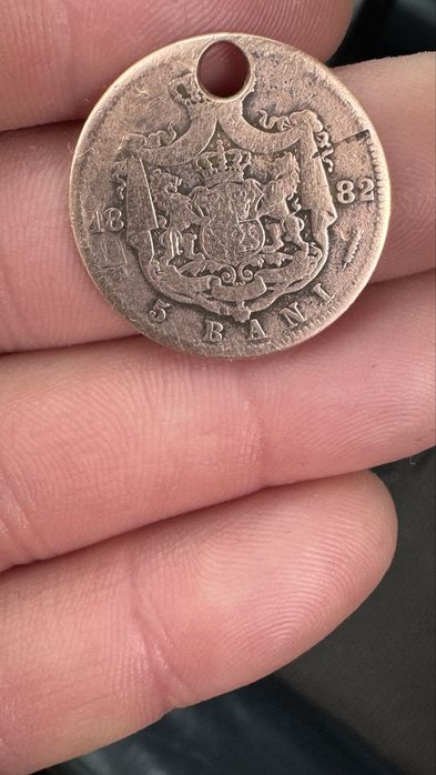 Moneda 5 Bani 1882 -Moneda 100 Lei 1943