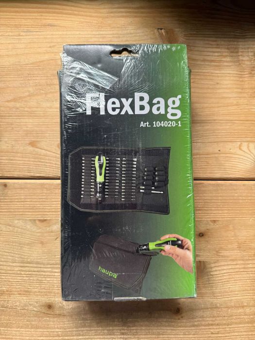 Trusa Haupa FlexBag surubelnita, tubulare si biti, 51 piese