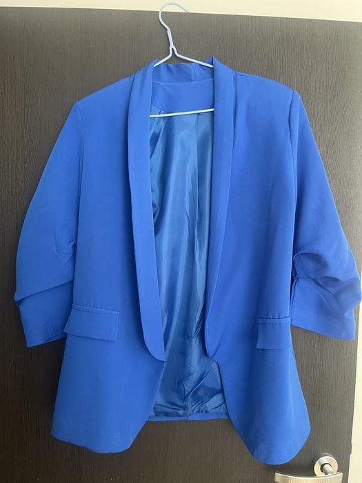 Сако в син цвят Размер С-М