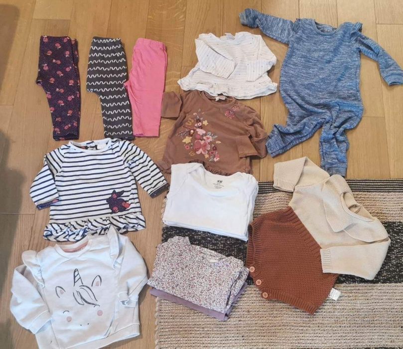 Lot hainute 80 cm (9-18 luni, merg pana la 18 luni) -16 articole-1 leu