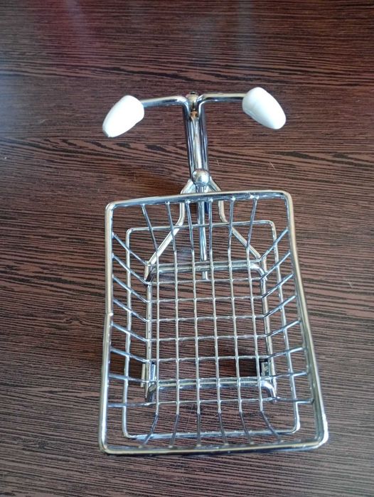 Mini coș de cumpărături metalic suport birou