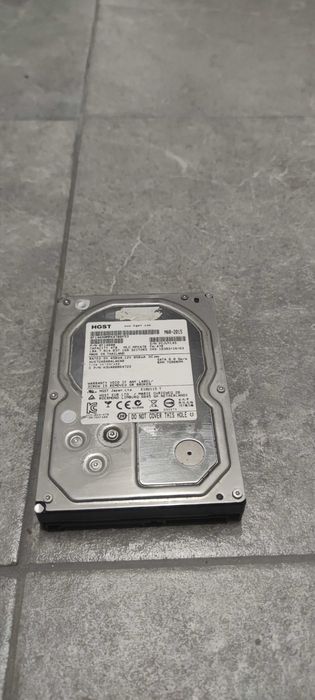 HDD hard disk foarte fiabil HGST Hitachi Ultrastar capacitate 4 TB, 7200 rpm, 64 MB buffer, pentru PC calculator desktop, sistem de supraveghere DVR