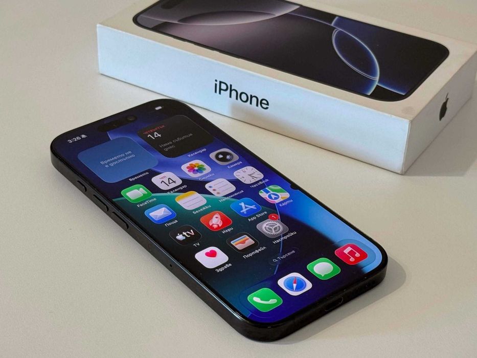 Бартер! iPhone 16 Pro Black Titanium 91% Батерия.