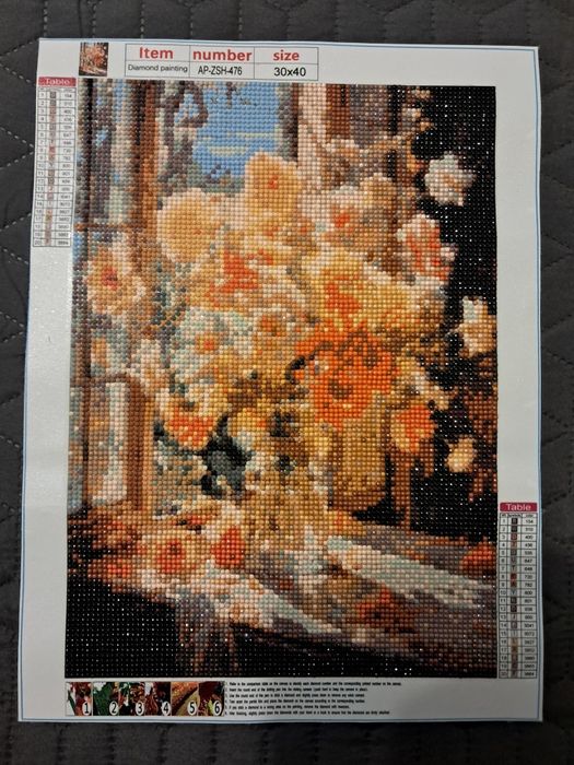 Tablouri cu diamante,  noi