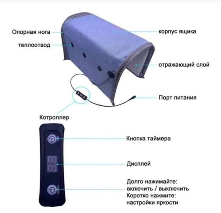 Фотолампа от  желтушки.