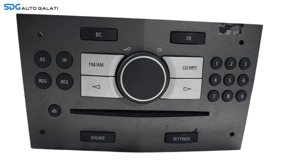 Unitate Radio CD Player CD30 cu Display Opel Corsa D 2006 - 2014 Cod 344183129 13190742 13208089 565412769 28115432-6 [L7480]