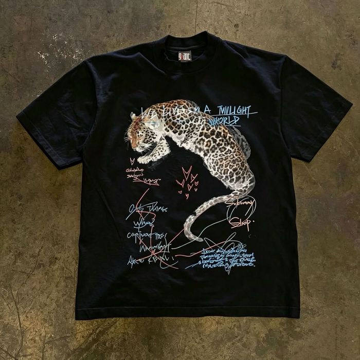 Twilight Leopard Vintage Oversize Tee