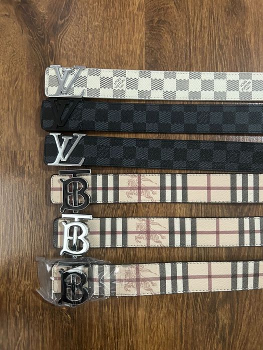 Vand curea Louis Vuitton/ Burberry
