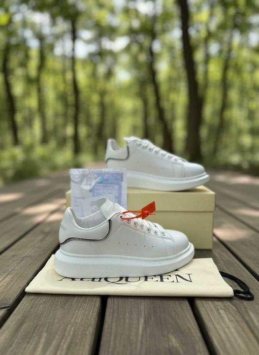 Adidasi Alexander Mc Q u e e n Zip Alb - Full BOX