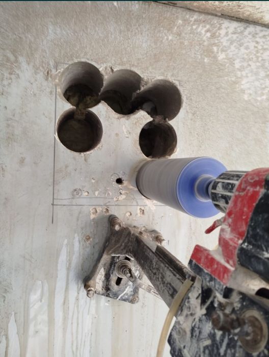 Алмазное сверление, бурение отверстий профессионально