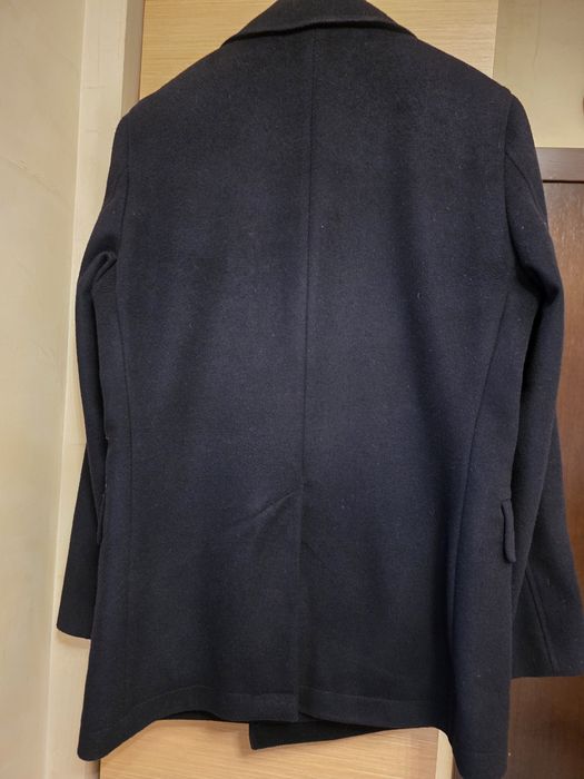 Стилно мъжко палто от вълна и кашмир