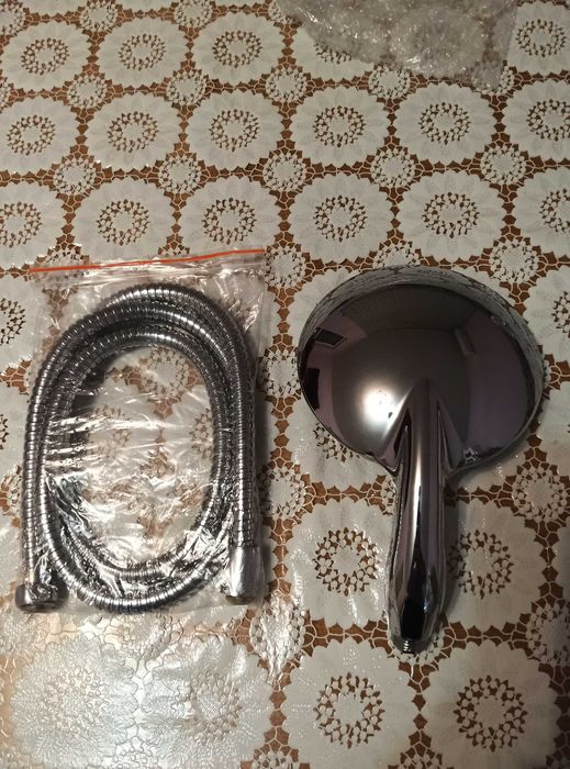 Душ слушалка с три функции комплект с шлаух