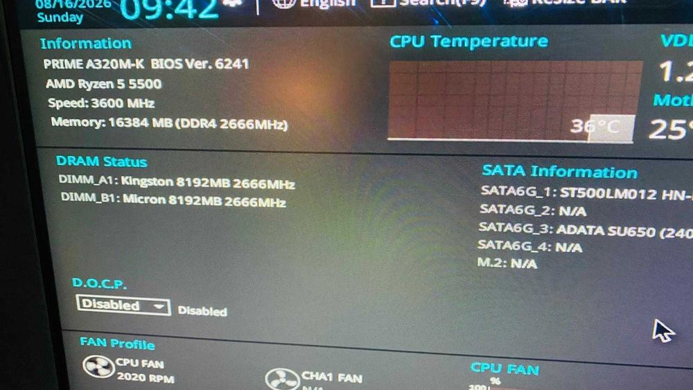 Memorie ram 8GB ddr4 Kingston