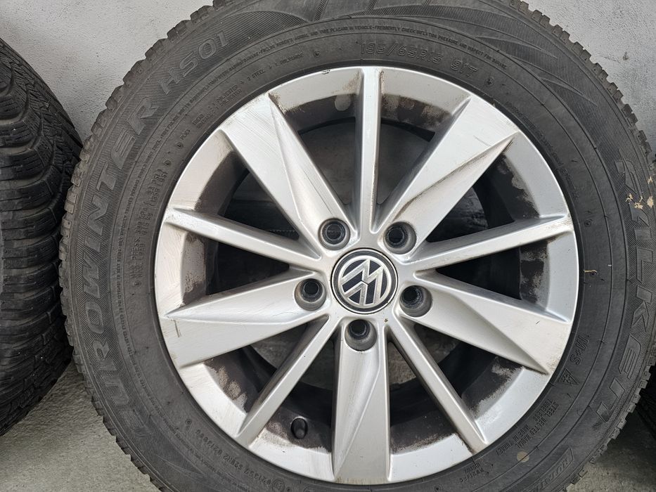 Jante R15 5x112 cu anvelope de iarna