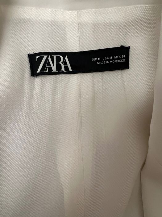 Костюм Zara в бял цвят