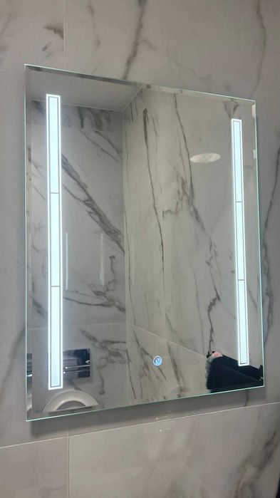 Огледало за баня, LED, 55Х70