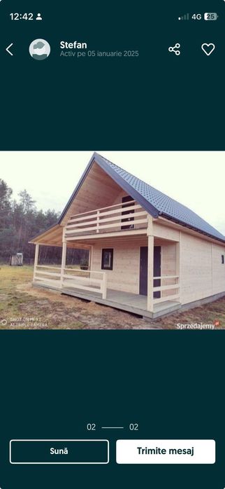 Vând cabane tip casa