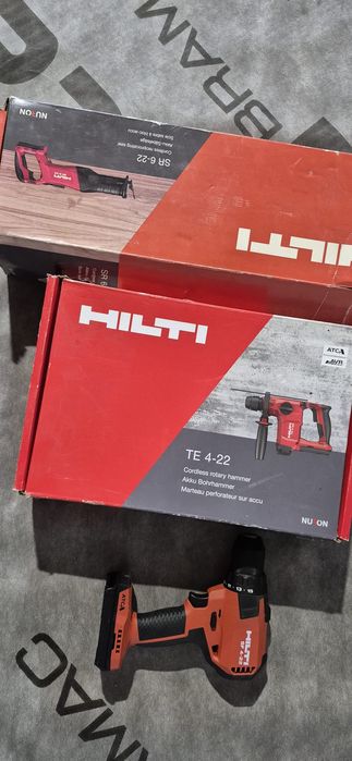 Hilti set scule pe acumulator