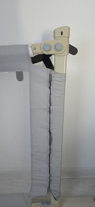Bariera protectie culisanta pentru pat 140 cm inaltime reglabila 68-98 cm