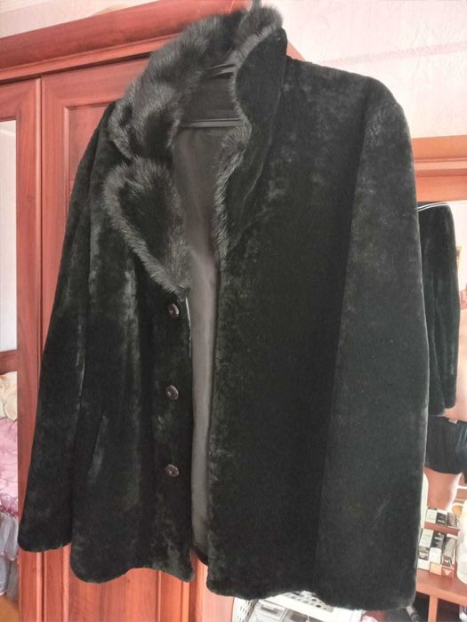 Шуба мужская мутоновая