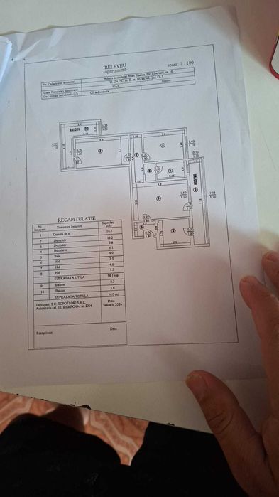 Vand apartament Slatina zona Acr 74 mp